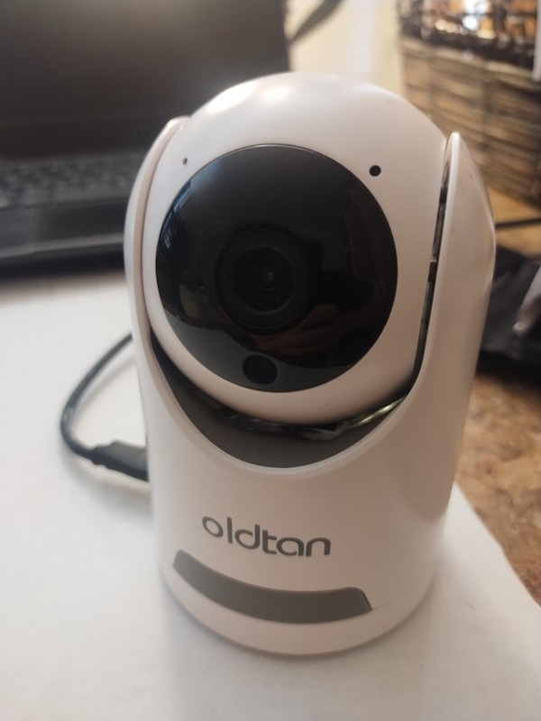 Oldtan indoor WiFi baby Monitor With Power Cord and memory card 