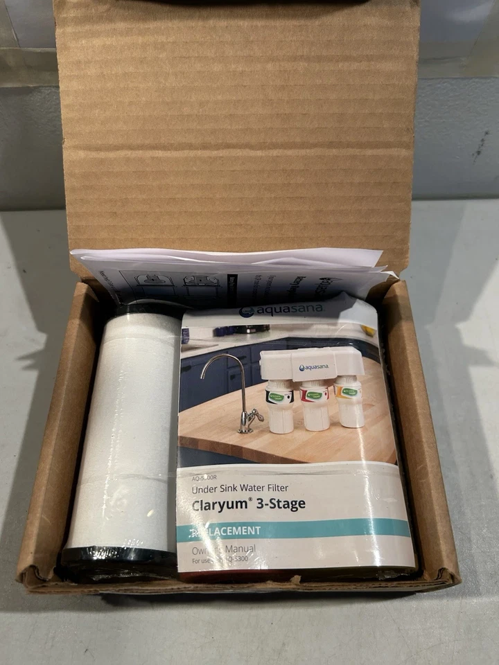 Aquasana AQ-5300R 3-Stage Under Sink Water Filter, Replacement Filters - Image 2 of 4