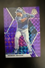 2021 Panini Mosaic - Rowdy Tellez #26 Purple Mosaic Prizm /49