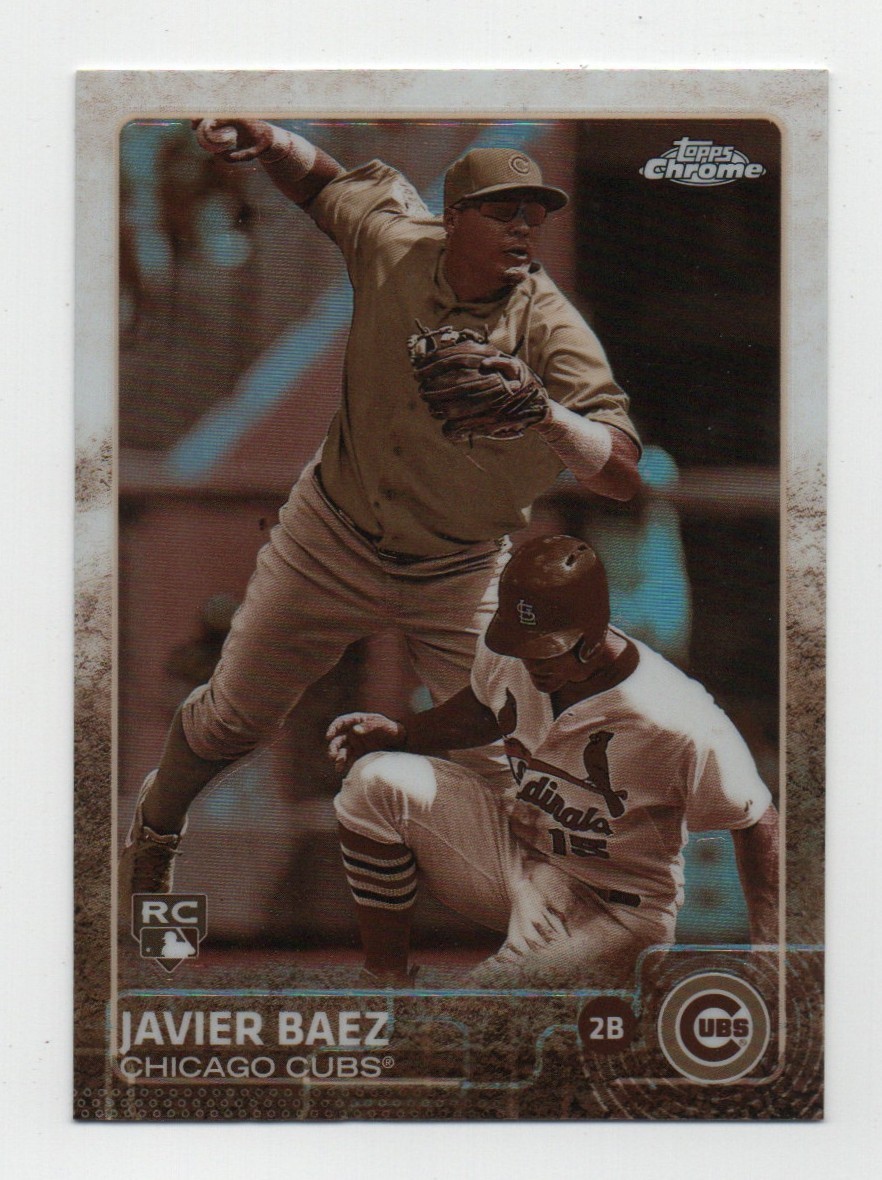 2015 Topps Chrome Rookie Sepia  Refractor #89 Javier Baez