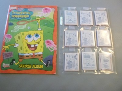 Spongebob Schwammkopf (FRENCH)- (Jellyfish Fields)- Empty Album and All Stickers