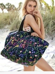 victoria secret floral tote