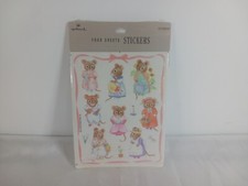 Vintage Hallmark Cute Mouse/Mice Stickers 4-Sheets Sealed Pack New Rare 
