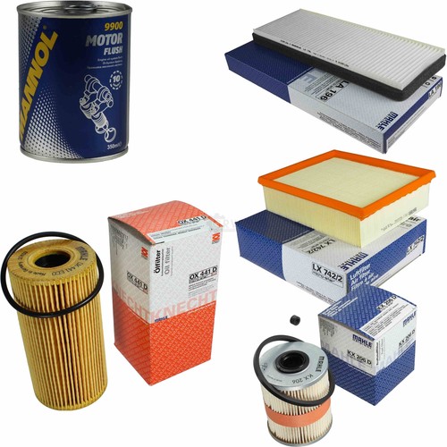 MAHLE – Set Tagliando: Filtro Olio, Filtro Aria E Filtro Abitacolo Originali – Kit Manutenzione Auto