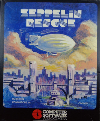 COMMODORE 64/128 -- ZEPPELIN RESCUE (COMPUTER SOFTWARE ASSOCIATES - DISK)