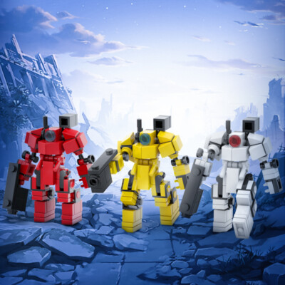 MOC Bricks Toys Kids Gift Mini Mech Combo Model Building Blocks Set Combination