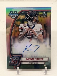 2024 KAIDON SALTER #'d /299 Bowman U Best Chrome Refractor 1st AUTO RC Rookie