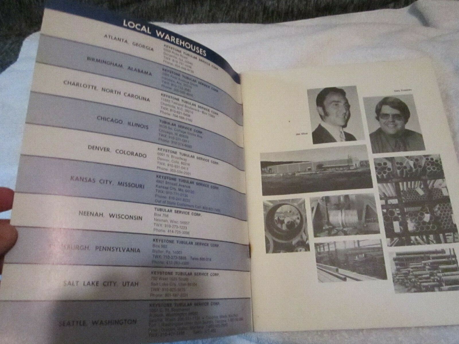 VINTAGE KEYSTONE TUBULAR STOCK LIST CATALOG BOOK TUBING STEEL PIPE