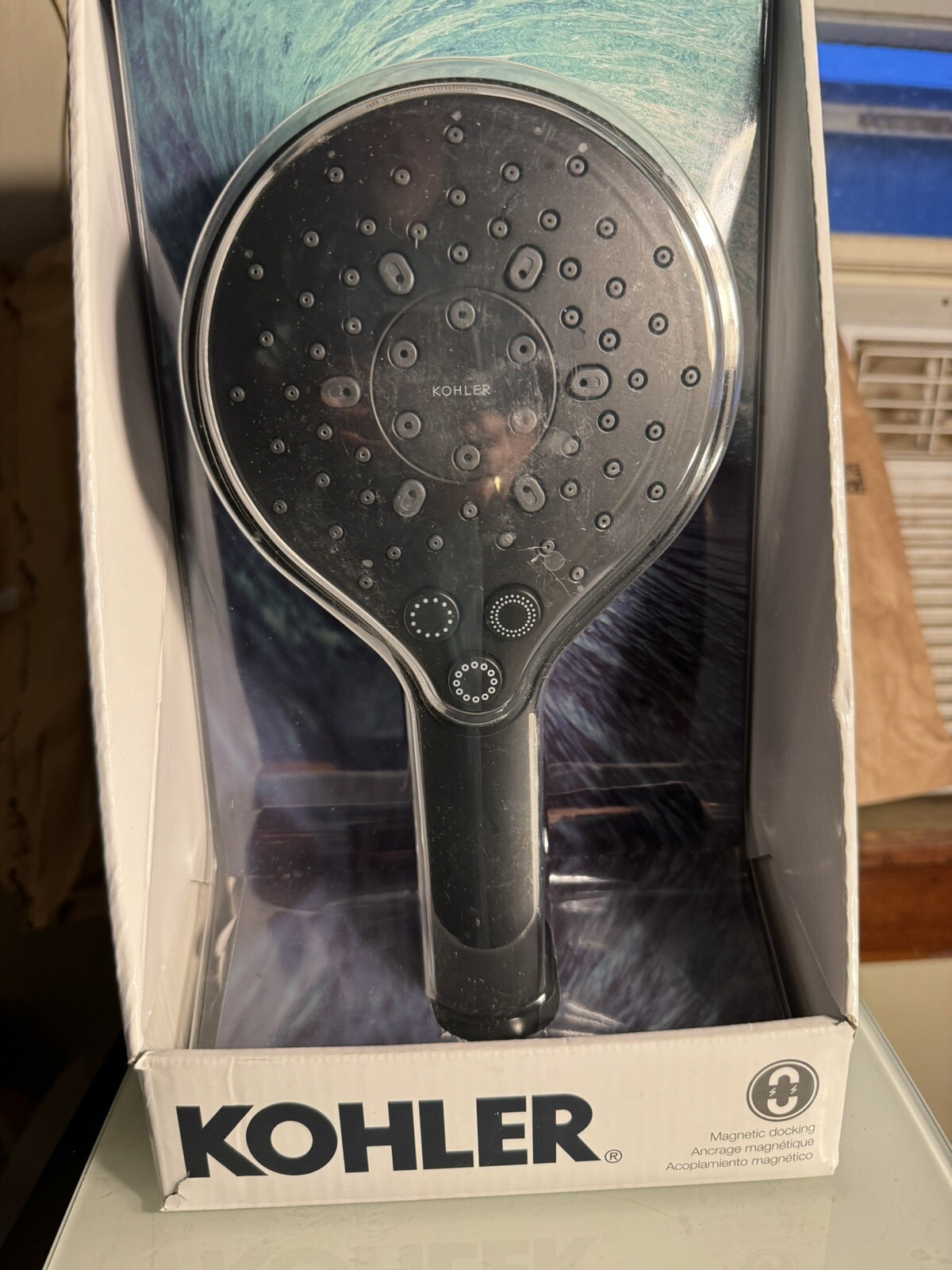 Kohler Prosecco Multifunction Handheld Shower Head, Black eBay
