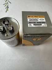 TitanPro TRCFD3575 HVAC Round Motor Run Capacitor. 35/7.5 MFD/UF 440/370 Volts