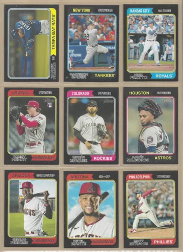 2023 TOPPS HERITAGE BLACK BORDER PARALLEL /50 - PICK ANY YOU WANT FROM THE LIST