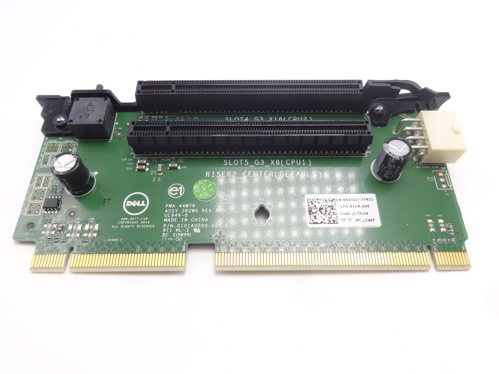 Dell N11WF Poweredge R730 R730XD Riser 2 PCIE Card zxgf | eBay