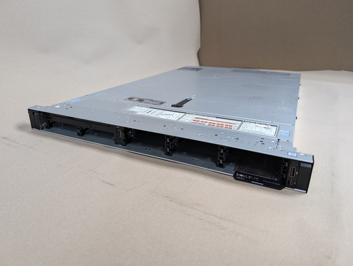 Dell EMC R640 E39S001 Dual Power Supply Server w/2x Intel Xeon
