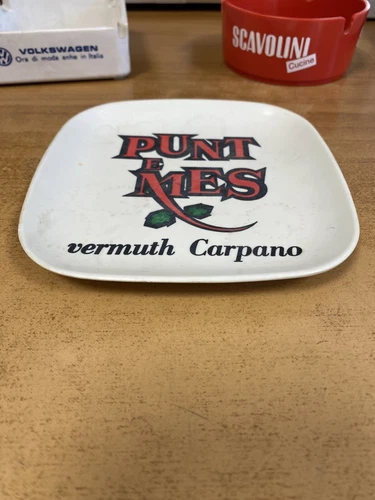 Portacenere Rendiresto PUNT E MES Vintage Home Decor Insegna Ashtray Plastic - Foto 6 di 7