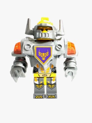 Lego Axl Nexo Knights Flat Silver Torso Minifigure Used Good