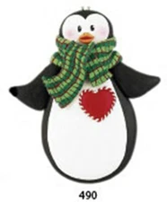 Penguin Personalized Christmas Tree Ornament