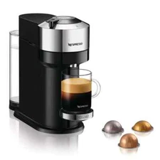 Nespresso Vertuo Next Coffee and Espresso Machine by De'Longhi, Chrome, ENV120C