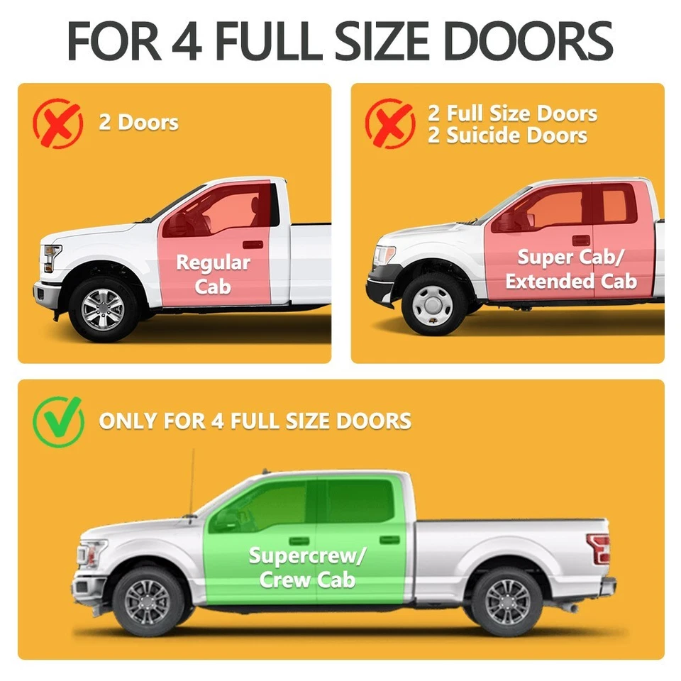 Underseat Storage Fits For Ford 17-24 F150 F250 F350 F450 4-Door Crew Cab Pickup Foto 4 de 4