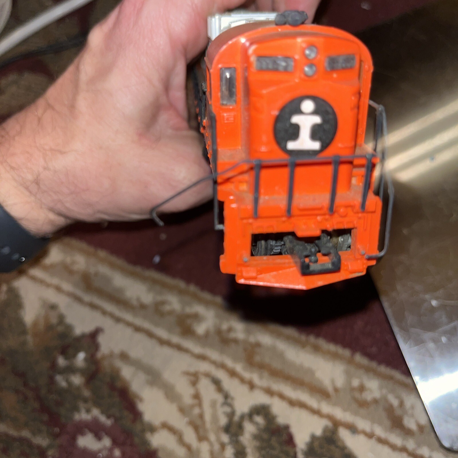 Tyco 1102 Illinois Central Gulf HO Gauge Train Model Railroad Diesel