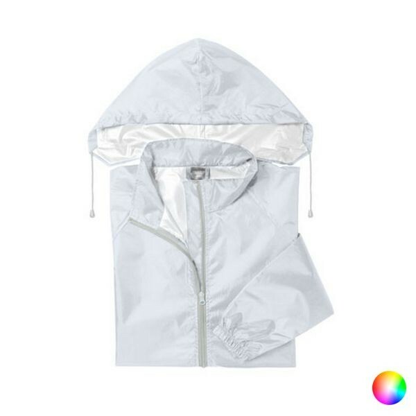 Imperméable avec capuche unisexe rouge pour vos randonnées et sorties de pluie