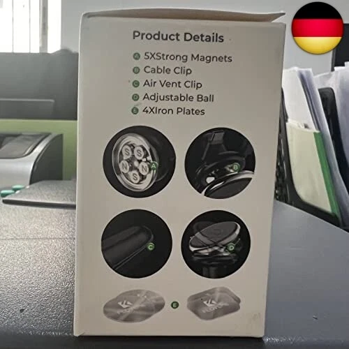 FLOVEME KFZ Handyhalterung Auto Magnet Lüftung, Universal Handyhalter Auto - Bild 9 von 12