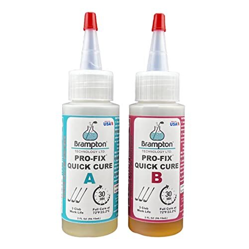 Brampton PRO-FIX Quick Cure Golf Epoxy for 30-Minute Club Repairs