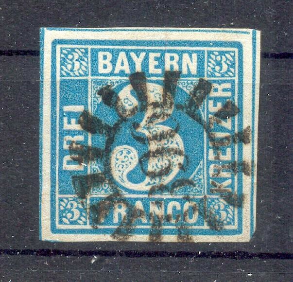 Bayern License Plate GMR 396 SQUARE ISSUE Used (G5901)