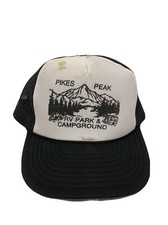 Vintage Pikes Peak Colorado Snapback Hat Base...