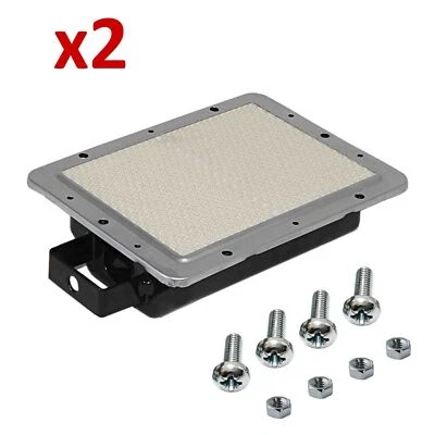 2x Archway Doner Kebab Gas Burner Ceramic with Screw Panel Canmac Ozex