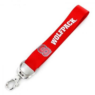 NORTH CAROLINA STATE WOLFPACK DELUXE WRISTLET KEYCHAIN