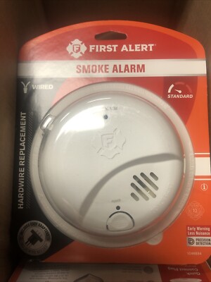 4 First Alert SMI 100AC Hard-wired Smoke Alarm White