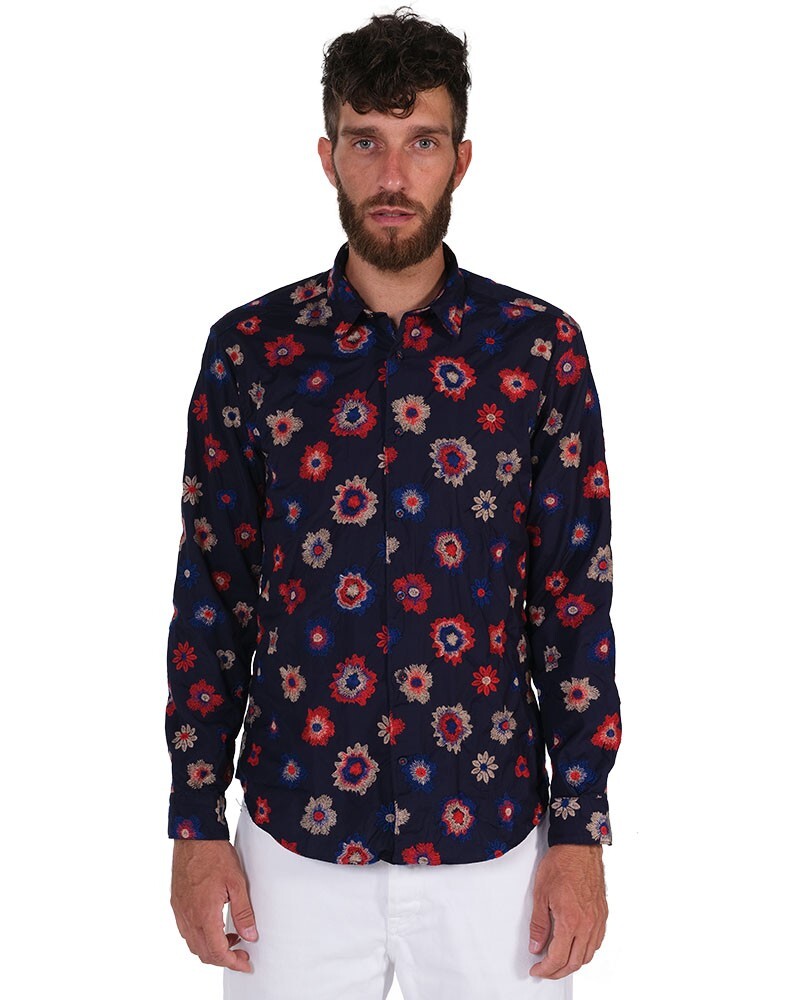 Поджианти 1958 Манн Камисия маника лунга Блау 12576