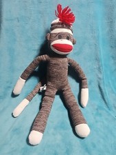 Maxx the Sock Monkey Plush Jumbo Stuffed Animal Toy