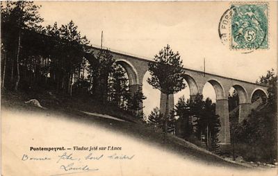CPA AK PONTEMPEYRAT - Viaduc jete sur l'Ance (517220)