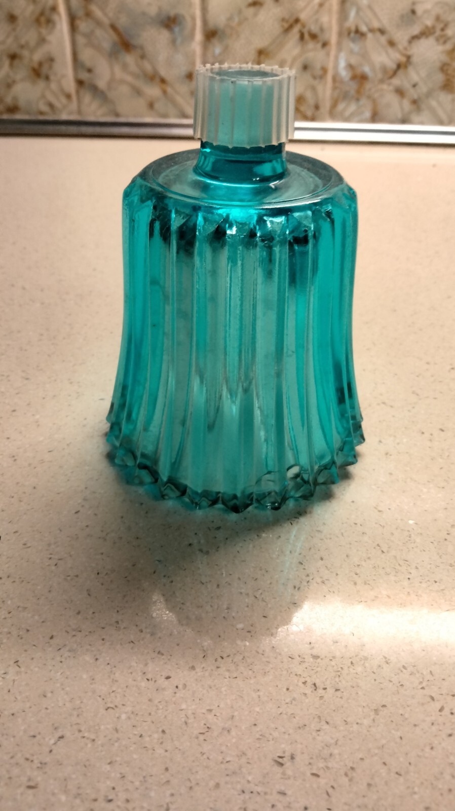 Lot of 5 Vintage Home Interior Ribbed Blue Glass Votive Cups eBay