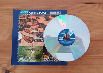 PCGames DVD aus Ausgabe 02/2008 inkl. Codename: Panzers Phase Two