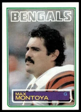 1983 Topps #239 Max Montoya RC Cincinnati Bengals