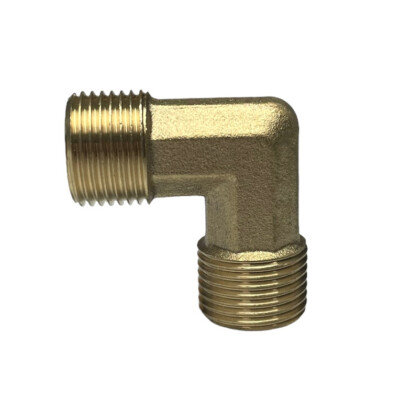 3/8  Male to 3/8  Male BSP 90 Degree Brass Elbow Pipe Fitting Adapter