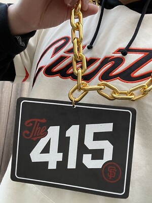 NEW SF GIANTS THE 415 CHAIN COLLECTIBLE GOLD Member chain