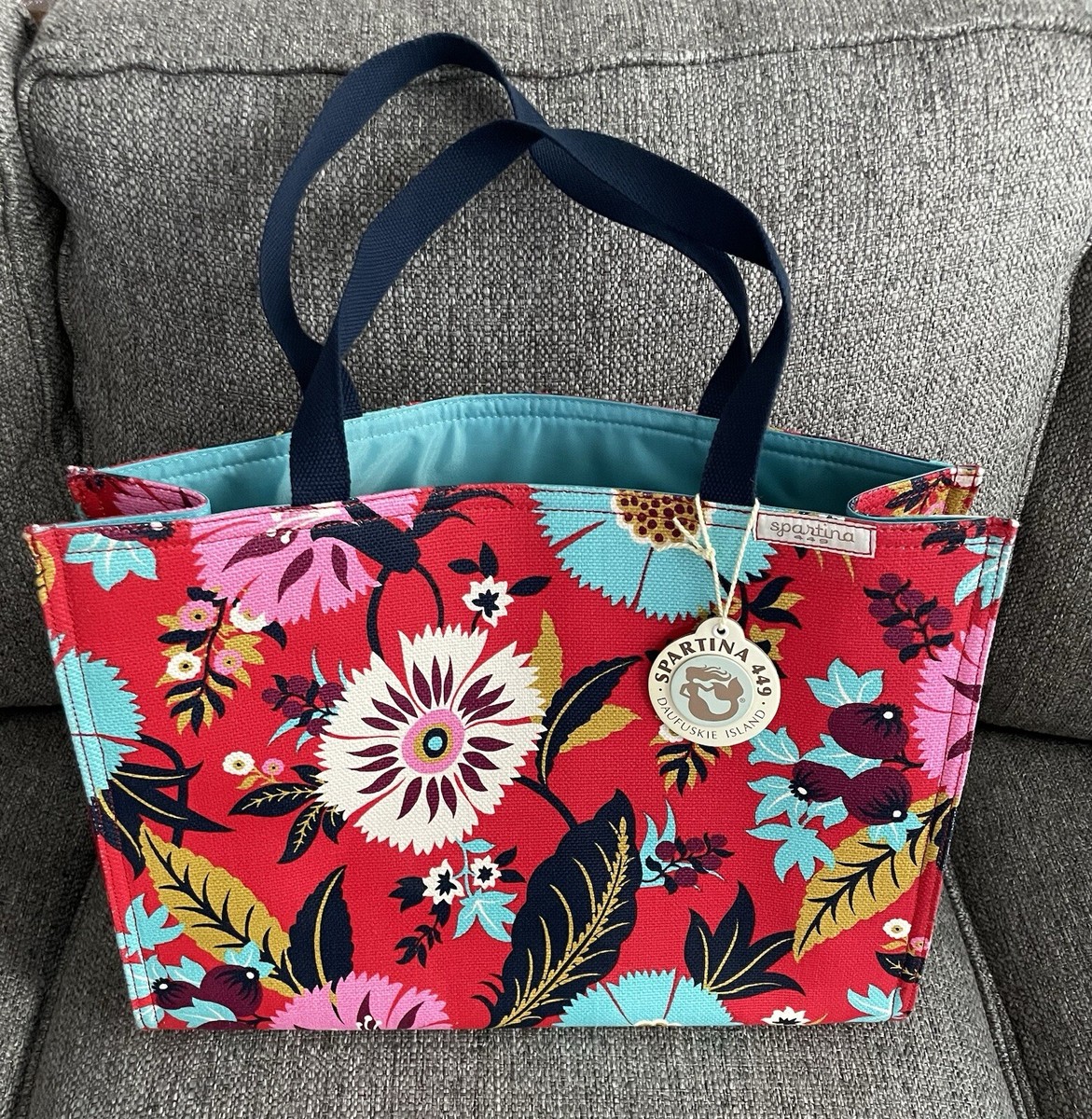 Spartina 449 Daufuskie Island Bermuda Market Tote Bag Handbag