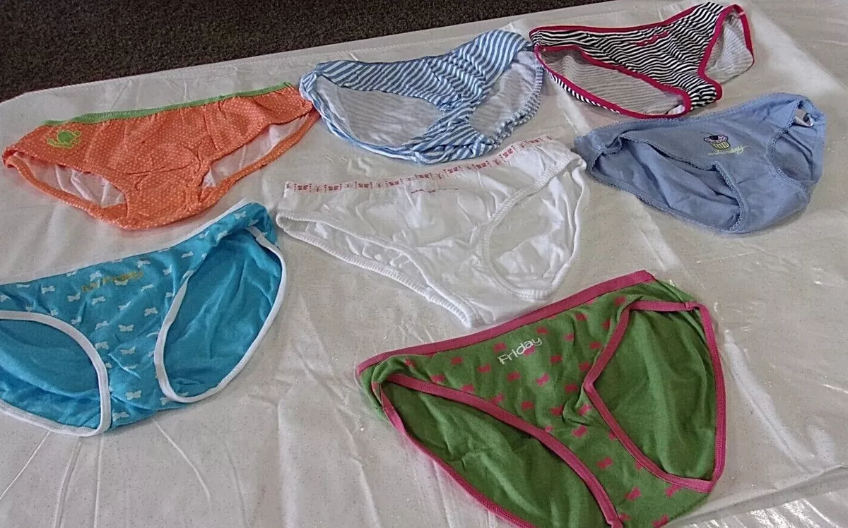 NEW 7 PAIR Girls Size Large * OLD NAVY * Underwear Panties Bikinis