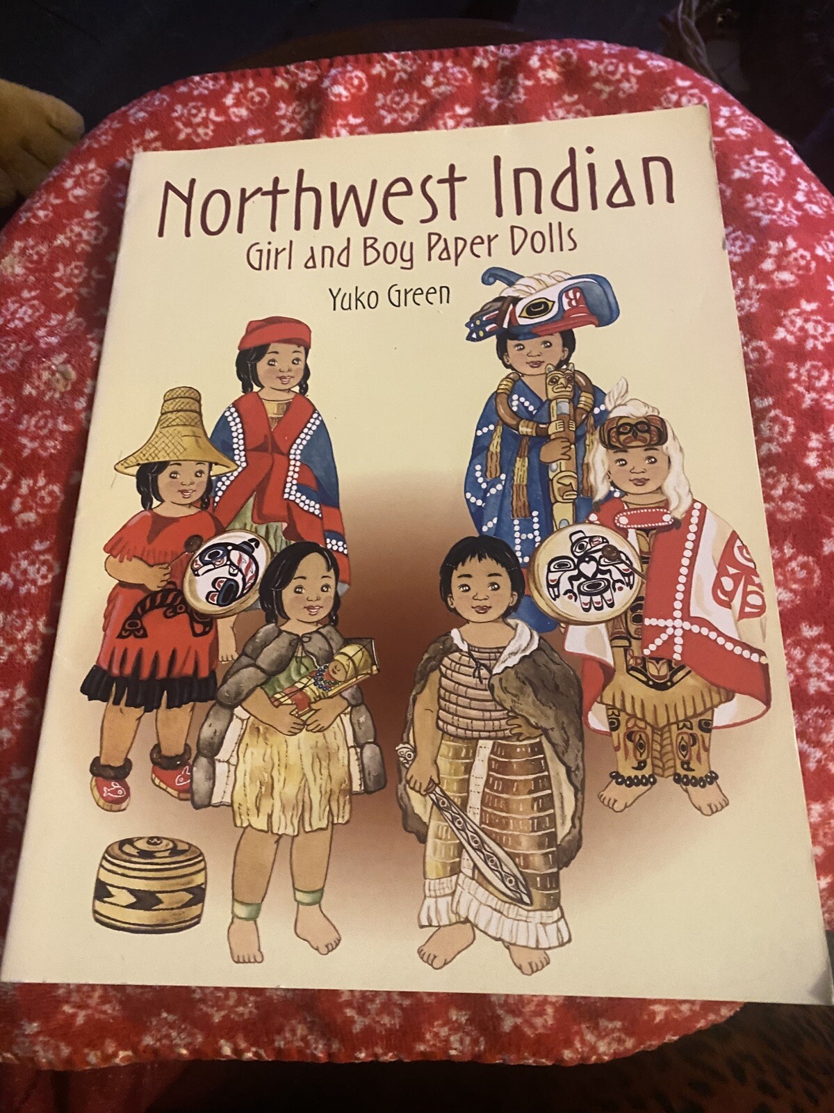 2003 Northwest Indians Yuko Green Uncut Boy and Girl Paperdolls and Clothes Book