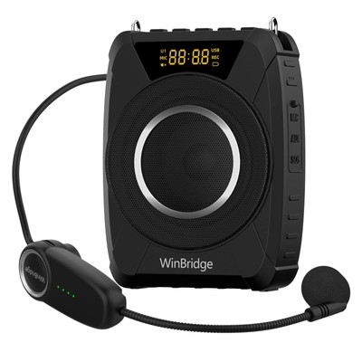 20W Bluetooth Voice Amplifier Wireless Microphone for Teachers, Portable Wate...
