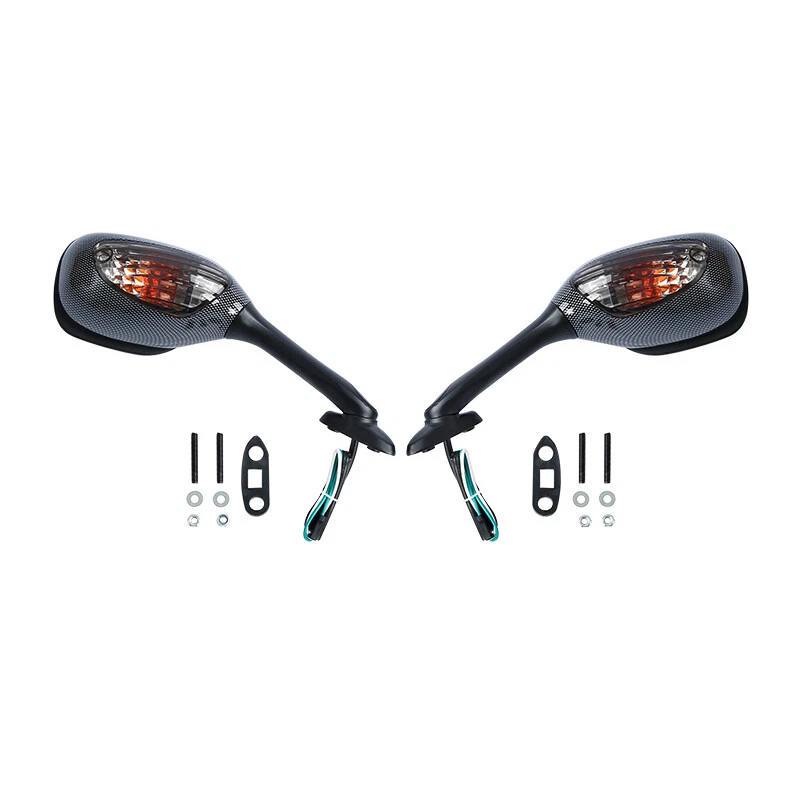 Espejos retrovisores aptos para Suzuki GSXR600 GSXR750 2006-2025 GSXR1000 2005-2016 Foto 2 de 4