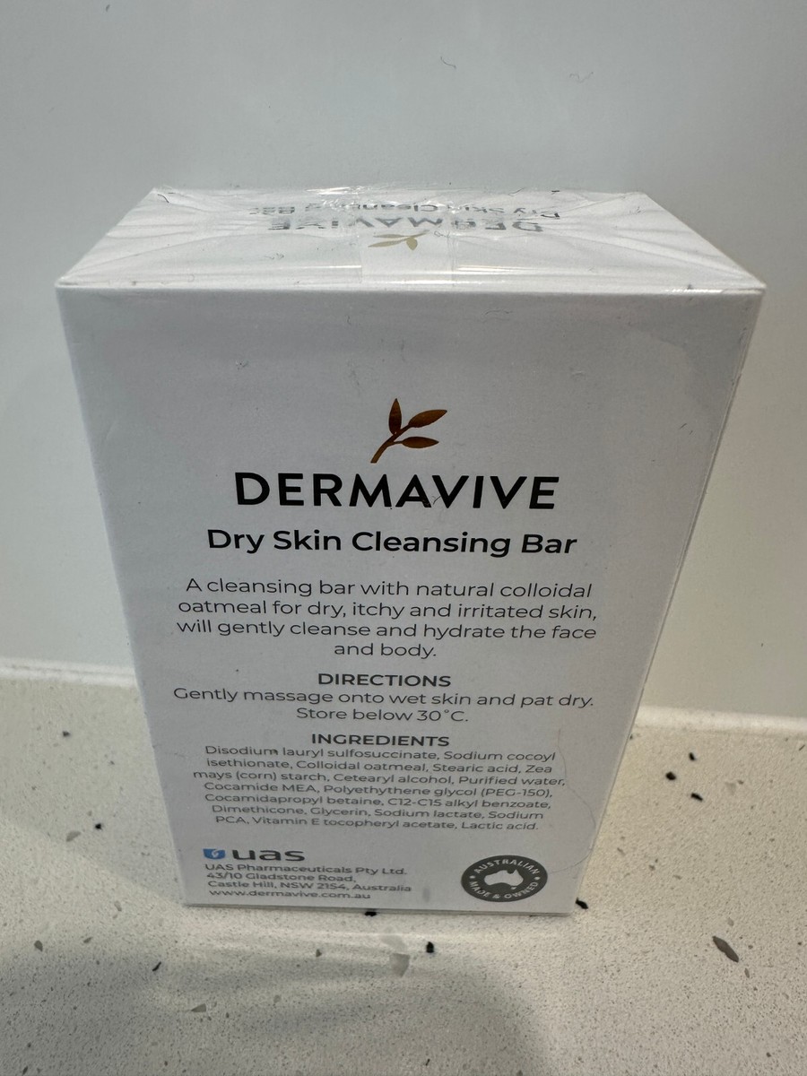Dermavive Dry Skin Cleansing Bar 120g