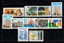 Brazil 1990 Mi. 2339-2345,2347- MNH 100% History, Churches, Celebrities