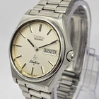 Seiko Silver Wave 8229-8000 Day/Date Quartz Vintage Men’s Watch