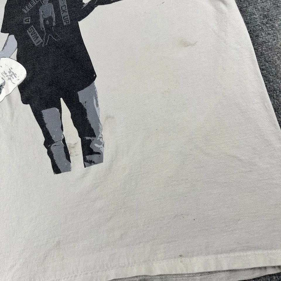 Volcom I Was A Teenage F Up Shirt Large Men’s Beige Vintage 00s Rare Y2K Skater - Image 3 of 4