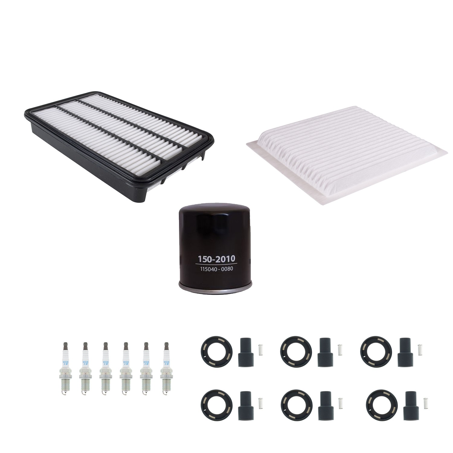 Denso Tune Up Kit NGK 6 Spark Plugs and Boots Kit for Lexus RX300 3.0L V6 1MZ-FE