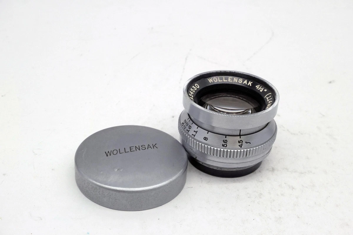 Wollensak f/4.5 Camera Lenses for sale | eBay